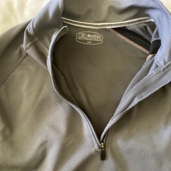 SUGOI Unisex Adult or Teen 1/4 ZIP PULLOVER GRAY SIZE LARGE - Picture 8 of 8